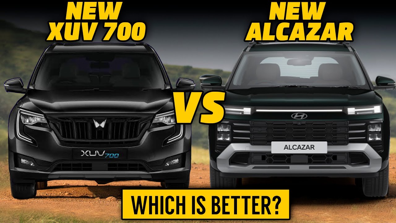Hyundai Alcazar 2025 vs Mahindra XUV700